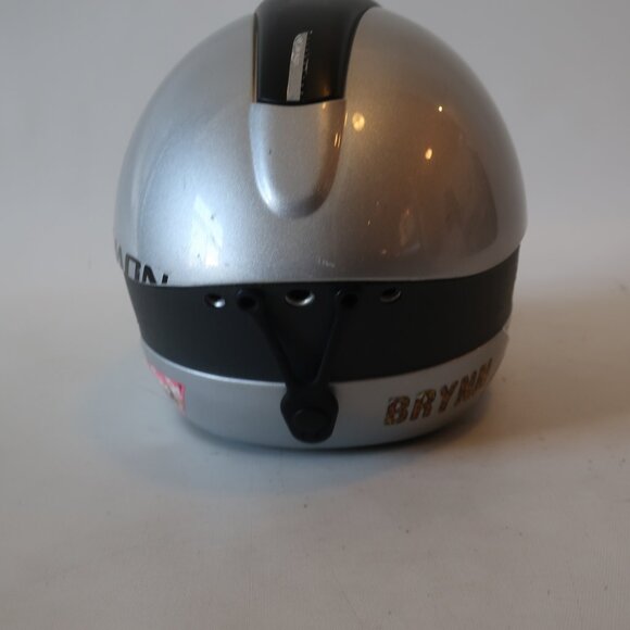 Kids Girls/Boys Salomon Silver/Black Helmet Size S - Picture 4 of 7